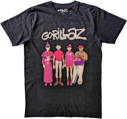 Gorillaz Cracker Island Standing Group Black L Риза (GORTS20MB03)