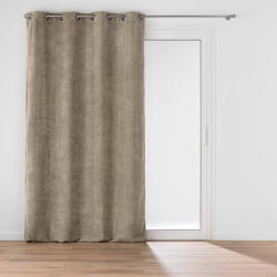 douceur d'intérieur Világosbarna zsenília függöny 140x260 cm Leo - douceur d'intérieur
