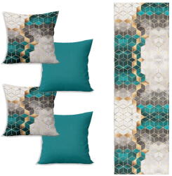 Minimalist Cushion Covers Asztali futó és 4 db párnahuzat szett Optic - Minimalist Cushion Covers - bonami - 22 690 Ft