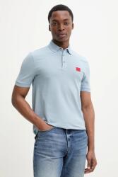 HUGO pamut póló - kék S - answear - 21 995 Ft