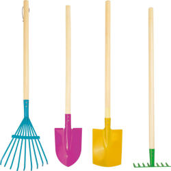 Legler By Legler Small Foot Set de unelte de grădină colorate (DDLE10838)