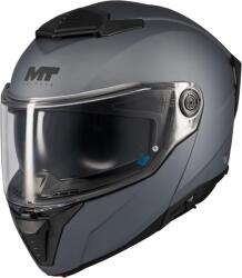 MT Helmets Cască de motocicletă pliabilă MT Atom 2 SV Pure A2 gri mat (MT133500PA22)