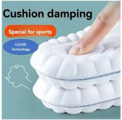 SPOWERTS 2 darabos CloudFoam Sport talpbetét készlet, ütéscsillapítással, állítható, 41-42 41 kék|zöld