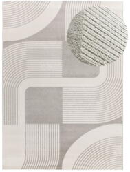 Universal Világosszürke-elefántcsont színű szőnyeg 80x150 cm Flora - Universal