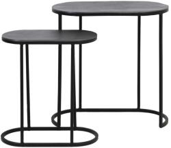 Light & Living Fém tárolóasztal szett 2 db-os 26x53 cm Bocov - Light & Living