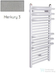 Radeco ARIA A6-600/2 1440x635 törölközőszárítós radiátor, MERKURY 3 (metál világosszürke) színben (Radeco_ARIA_A6_600_2_MERKURY3)
