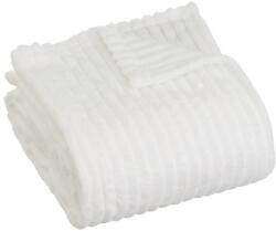 Casa Selección Fehér mikroplüss takaró 130x160 cm Fur Velvet - Casa Selección