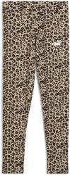 PUMA Gyerek Fitnesz Leggings Mindennapi Viseletre Essentials Graphic Animal, Fekete bézs