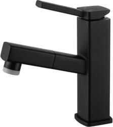 Welland FH-3400 mosdó csaptelep - kihúzható multifunkciós fej (fekete)