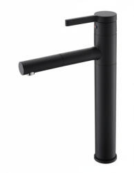 Welland FH-3366 kihúzható fejes magasított mosdó csaptelep (fekete)