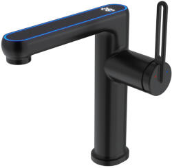 Welland FH-3434E smart mosdó csaptelep - multifunkciós fej - vízhőfok kijelző (fekete)