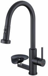 Welland Jetmax kihúzható mosogató csaptelep + beépített pohármosó