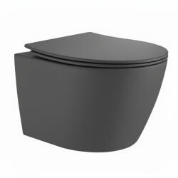 Welland Capri Tornado fali WC csésze + soft-close slim WC ülőke - szürke