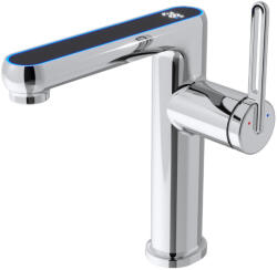 Welland FH-3434 smart mosdó csaptelep - multifunkciós fej - vízhőfok kijelző (króm)