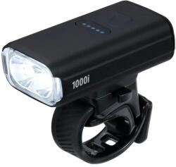 BBB Cycling BLS-263i NanoStrike 1000i USB-ről tölthető első lámpa, gumipántos, 1000 lumen, fekete