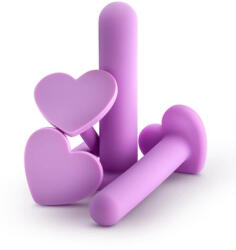 Blush Hüvelytágító szett, Blush, Wellness Dilator Kit, 4 darabos, 6-10 cm, 2, 5-2, 9 cm, lila, szilikon, hipoallergén, vízálló, szív alakú talp