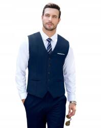  Férfi Mellény, üzleti, sötétkék, Size M