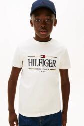 Tommy Hilfiger gyerek pamut póló - fehér 152 - answear - 20 990 Ft