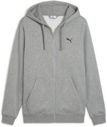 PUMA Férfi Futás Kabát Kapucnis, Cipzáras Essentials PUMA szürke