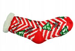  Meleg Karácsonyi zokni, téli, Size 35-41, fenyőfa mintás, angóra (HD017)