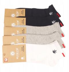 Aura Via Aura. via 5 db Férfi Pamut Zokni, bokazokni, Size 39-42, egyszínű