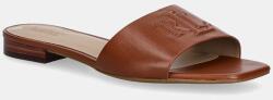 Lauren Ralph Lauren bőr papucs Everley Sld - barna Női 35.5
