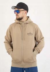 Pitbull Sampson kapucnis cipzáras pulóver, halvány homokszín (135041870003)