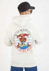 Pitbull Pit Bull Champion Bloodline kapucnis pulóver, fehér kő, cipzáras (125087000503)