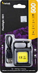 Modee LED elemlámpa , zseblámpa , akkumulátoros , 500mAh , COB LED , USB-C , 500 lumne, IP44 , Modee (MT-K01)