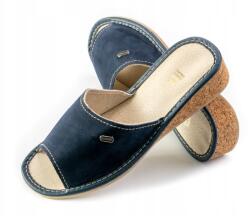 Maximus Női Házipapucs, Size 41, sötétkék, parafa talp (11B00)