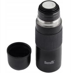 Berretti Termosz, 500ml, rozsdamentes acél, fekete, termobögre (BR-0060)