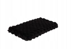 Orient Fashion Műszőrme Teknőc mintával, Fekete, 1/2 méter (ŻÓŁW_Sztuczne_Futerko Nr_12_Czarny 0,5)