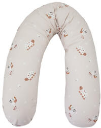 EKO Szoptatós Párna Bees Beige 180cm - Kényelmes, Támogató Baba- és Anyukapárna Szoptatáshoz