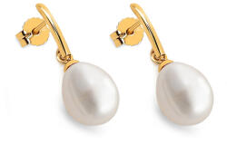 Heratis Forever Arany lógó fülbevaló fehér gyöngyökkel 7, 5 mm IZ27329