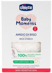 Chicco Baby Moments Sensitive Rizskeményítő Fürdőadalék 250g - 100% Bio, Nyugtató Hatású Fürdőkiegészítő Babáknak