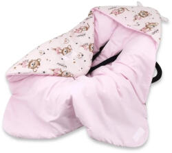  Kétoldalas takaró autós hordozóba 90*90 cm 2, 5 TOG - Kis balerina rózsaszín