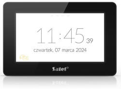 Satel INT-TSH2R-B 7 érintőképernyős kezelő, fekete, Mifare hitelesítés