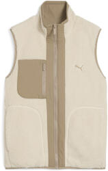 PUMA Női Futás Kabát Wendbare Polárbéléses Hybrid Sherpa PUMA bézs|fehér