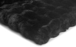 Orient Fashion Bubble műszőrme, egyoldalas, 12. számú, Fekete, 1/2 méter (Futerko_Bubble Nr_12_Czarny 0,5)