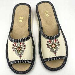 Maximus Női Házipapucs, Size 36, fehér-fekete, Maximus (2R)