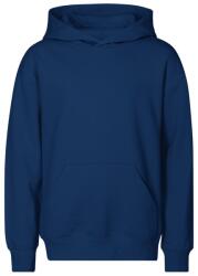 MALFINI Gyerek kapucnis pulóver Chill - Éjféli kék | 134 cm (8 éves) (4238710)