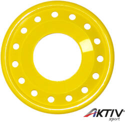 Dohány Frizbi 24 cm lyukas sárga (406)