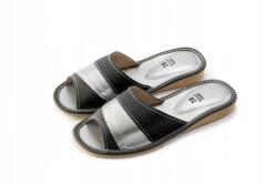 Maximus Női házipapucs, Size 36, ezüst-fekete színű (555)