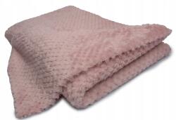 Orient Fashion Minky Plüss Ricky Ananász, nr 57, piszkos rózsaszín, 160cm széles (Plush_Ricky Nr_57_Brudny_Róż 0,5)