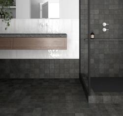 Equipe Cerámicas 10x10 STAGE Charcoa SÖTÉT SZÜRKE fagyálló PADLÓ és FALBURKOLAT