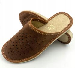 Maximus Női Bőr (velúr) Házipapucs, Barna, Size 40 (52B01)