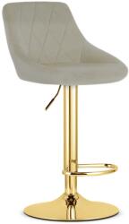 Klubfotel Bárszék KAST - ivory bézs/arany láb