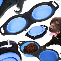  Miska Kutyának Macskának Összecsukható Szilikon Víz Tál, túra (0269266)