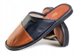 Maximus Férfi Papucs Maximus, Size 42, fekete-narancssárga bőr (61C00)