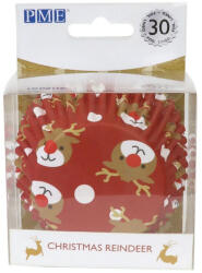 PME muffin papír, rénszarvas, 30db